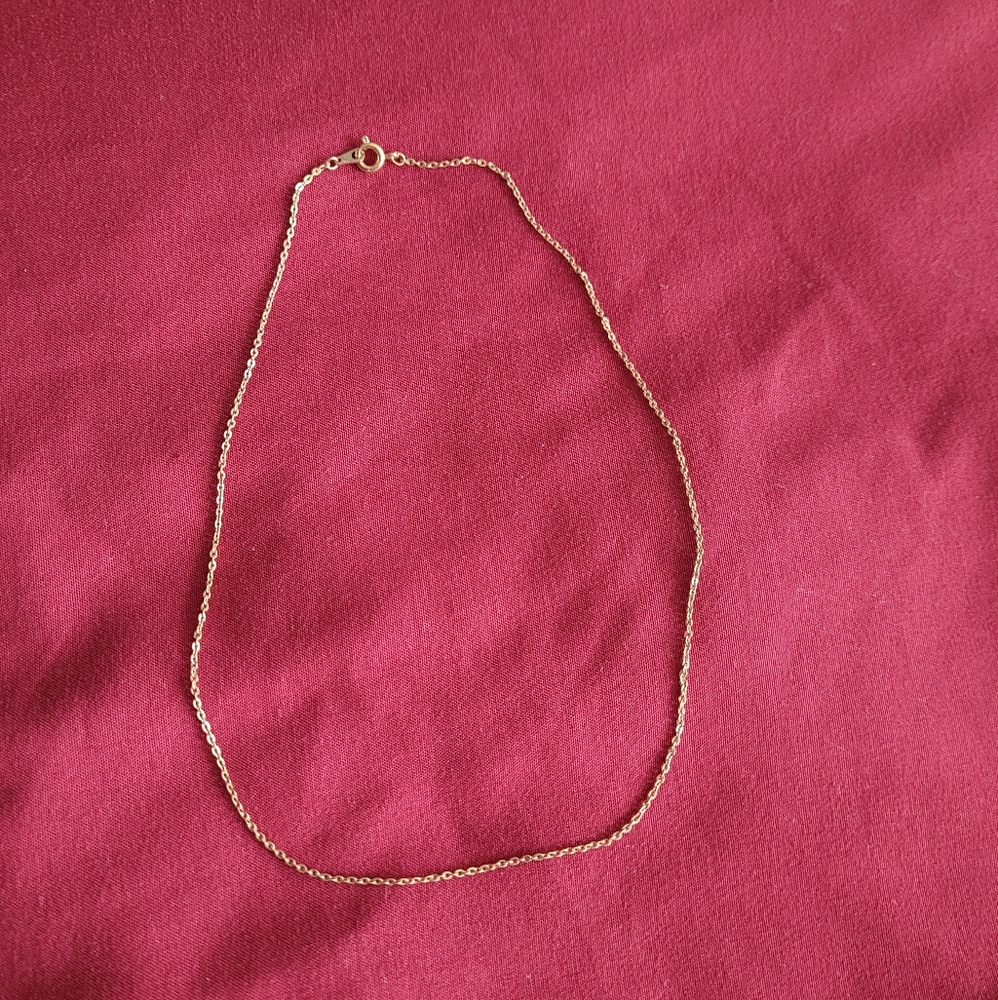 14 inch gold necklace